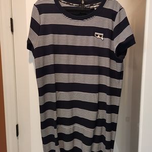 Karl Lagerfeld women's blue and white dress size XL